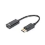 DIGITUS DisplayPort Adapter/Konverter, DP-HDMI Typ A St/Bu, 0.15m