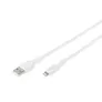 DIGITUS Daten- und Ladekabel USB-A zu Lightning, 1.0m, weiß