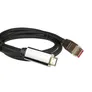 PYTHON DisplayPort 1.4/HDMI Kabel 3m 4K UHD@60Hz vergoldet OFC St./St. schwarz