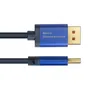 Good Connections DP/MiniDP 1.4 Anschlusskabel 8K UHD-2 / 4K UHD Alu blau 1m