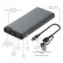 4smarts Powerbank VoltHub Pro 10000mAh QuickCharge PD gunmetal