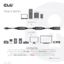 Club 3D USB 3.2 Gen1 aktives Kabel 15m St./B. 28AWG schwarz