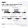 Club 3D USB 3.2 Gen1 aktives Kabel 15m St./B. 28AWG schwarz