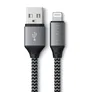 Satechi USB-A auf Lightning Kabel 25 cm space grey