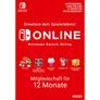 Nintendo Switch Mitgliedschaft 12 Monate 19,99 EUR