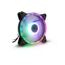 Inter-Tech Argus RGB-Fan Set RS-07, 120 mm Gehäuselüfter mit RGB Kristall-Effekt