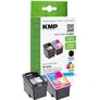 KMP Tintenpatronen Multipack Schwarz + Farbig ersetzt HP 302XL (F6U68AE F6U67AE)