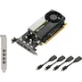 PNY NVIDIA T1000 4GDDR6 PCIe 3.0 Workstation Grafikkarte , 4x mDP, Low Profile