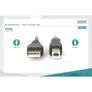 DIGITUS USB 2.0 Anschlusskabel, Typ A - B St/St, 1.8m, schwarz