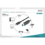 DIGITUS USB Typ-C Verbindungskabel, Typ C auf B St/St, 1,0 m, schwarz