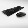 Cherry STREAM RECHARGE Maus-Tastaturkombination Schwarz - 2,4 Ghz, USB-A Dongle, wiederaufladbare NiMH-Akkus