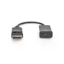 DIGITUS DisplayPort Adapter/Konverter, DisplayPort - HDMI Typ A St/Bu, 0,2m