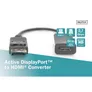 DIGITUS DisplayPort Adapter/Konverter, DisplayPort - HDMI Typ A St/Bu, 0,2m