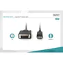 DIGITUS DisplayPort Adapterkabel, DisplayPort -DVI-D, 3,0m, schwarz