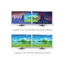 Club 3D DisplayPort 1.4 auf DisplayPort Dual Monitor 4K60Hz 0,2m schwarz