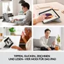 Logitech Combo Touch Tastaturcase Trackpad für iPad Pro 12,9“ (5./6. Gen) Sand