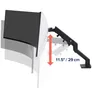 Ergotron HX Monitor Tisch Schwenkarm/HD Gelenk bis 49 Zoll LCD schwarz/1000R
