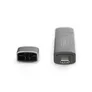 DIGITUS DA-70886 Combo Card Reader Hub (USB-C+USB 3.0) grau