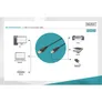 DIGITUS AK-300102-018-S USB-Kabel Typ A-B St./ St. 1,8m schwarz