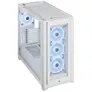 Corsair iCUE 5000X RGB QL Edition Mid-Tower ATX Gaming Gehäuse weiß