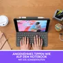 Logitech Slim Folio Hülle und Tastatur für Apple iPad 10,2" (2021 - 2019)