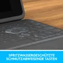 Logitech Rugged Folio Hülle und Tastatur DE für Apple iPad 10,2" (2021 - 2019)