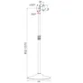 Techly TV Standfuß rund, LCD TV LED 13"-27" Stahl