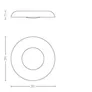 Philips Hue White Amb. Still Deckenleuchte BT schwarz 2400lm Dimmschalter