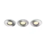 Philips Hue White Amb. Adore Deckenspots rund 3 flg. silber inkl. Dimmschalter