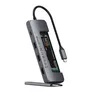 Satechi USB-C Hybrid Multiport Adapter mit SSD Steckplatz Space Grau