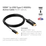 Club 3D HDMI auf USB-Typ-C 4K60Hz aktives Kabel St./St. 1,8m