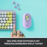 Logitech POP Mechanische Kabellose Tastatur Daydream-Mint