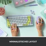 Logitech POP Mechanische Kabellose Tastatur Daydream-Mint