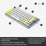 Logitech POP Mechanische Kabellose Tastatur Daydream-Mint
