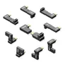 Club 3D USB-Typ-C Gen2 gewinkelte Adapter 2 Stk. bis zu 4K120Hz St./B.