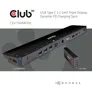 Club 3D USB Gen1 Typ-C Triple Display Dynamic PD Charging Dock m. 100 Watt