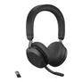 Jabra Evolve2 75 MS Stereo Bluetooth Headset schwarz mit Ladestation