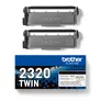 Brother TN-2320TWIN Original Toner Schwarz für ca. 2.600 Seiten (2 Stück)