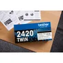 Brother TN-2420TWIN  Original Toner Schwarz für ca. 3.000 Seiten (2 Stück)