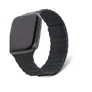 Decoded magnetisches Silikonarmband LITE Schwarz 42-44mm