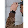 Decoded magnetisches Silikonarmband LITE Schwarz 42-44mm