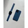 Decoded magnetisches Silikonarmband LITE Marineblau 42-44mm