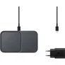 Samsung Wireless Charger Duo mit Adapter EP-P5400T Dunkelgrau