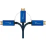 Good Connections Adapterkabel Smartflex USB-C zu HDMI 2.0b 4K UHD 60Hz 3m blau