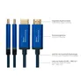 Good Connections Adapterkabel Smartflex USB-C zu HDMI 2.0b 4K UHD 60Hz 3m blau