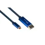 Good Connections Adapterkabel Smartflex USB-C/ DisplayPort 4K UHD 60Hz 1,5m blau