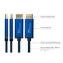 Good Connections Adapterkabel Smartflex USB-C/ DisplayPort 4K UHD 60Hz 1,5m blau