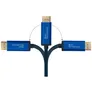 Good Connections Adapterkabel Smartflex USB-C/ DisplayPort 4K UHD 60Hz 1,5m blau