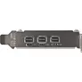 PNY NVIDIA T400 4 GB GDDR6 PCIe 3.0 Workstation Grafikkarte 3x mDP Low Profile