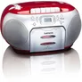 Lenco SCD-420RD CD-Radio mit Kassette, Rot